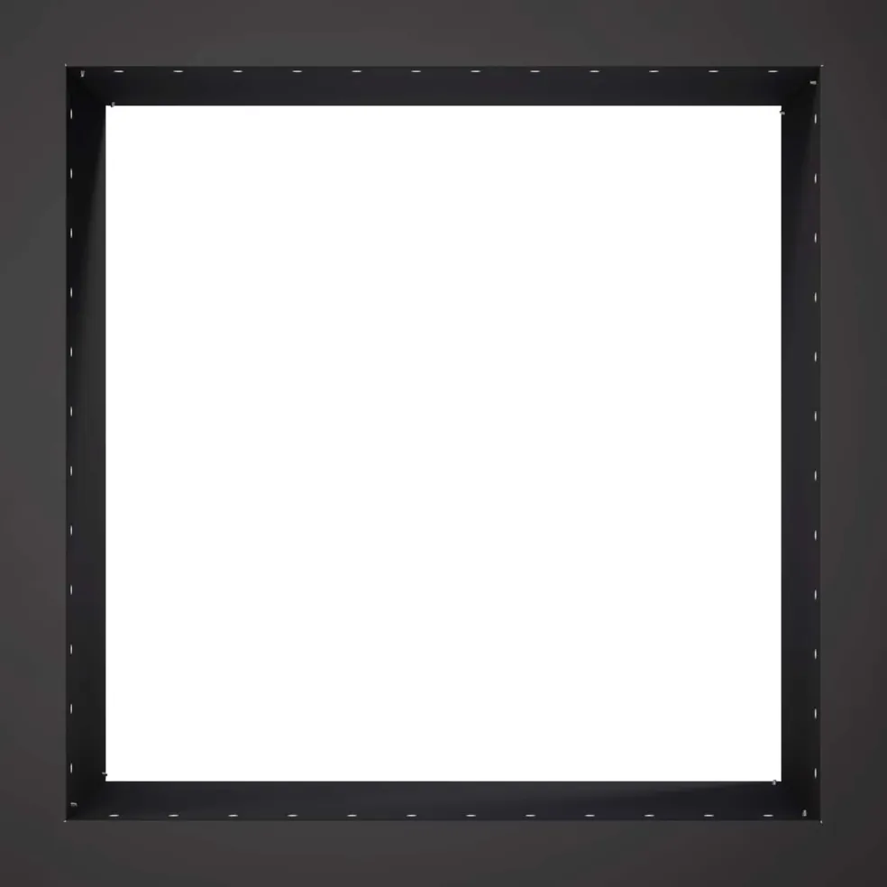 vidaXL Vuurkorfring Zwart 60 x 60 x 25 cm Staal