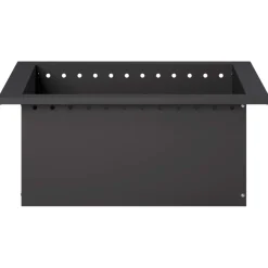 vidaXL Vuurkorfring Zwart 60 x 60 x 25 cm Staal
