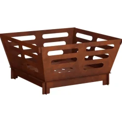vidaXL Vuurkorf Roestkleurig 40 x 40 x 20 cm weervast staal