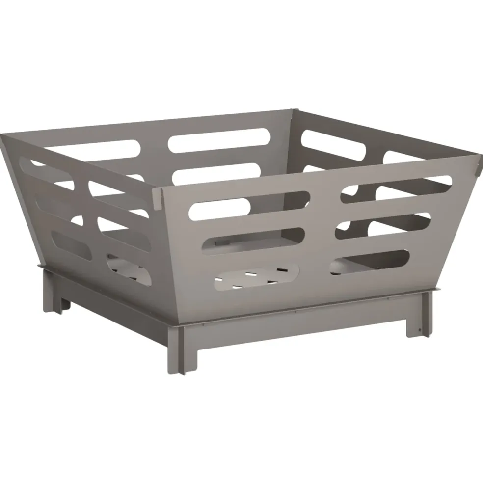 vidaXL Vuurkorf Roestkleurig 40 x 40 x 20 cm weervast staal