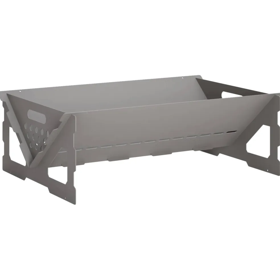 vidaXL Vuurkorf Roestkleurig 60 x 40 x 20 cm weervast staal