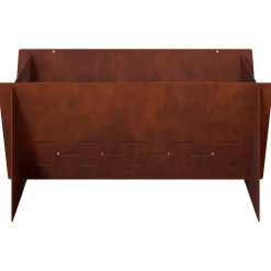 vidaXL Vuurkorf Roestkleurig 40 x 40 x 20 cm weervast staal