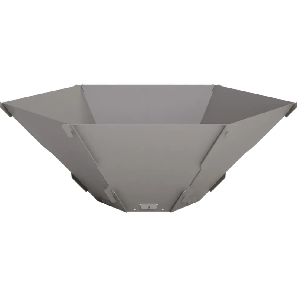 vidaXL Vuurkorf Roestkleurig 60 x 60 x 23 cm weervast staal
