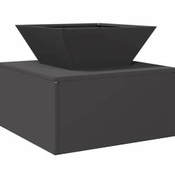 vidaXL Vuurkorf Zwart 50 x 50 x 40 cm Staal
