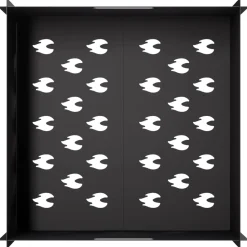 vidaXL Vuurkorf Zwart 60 x 60 x 30 cm Staal