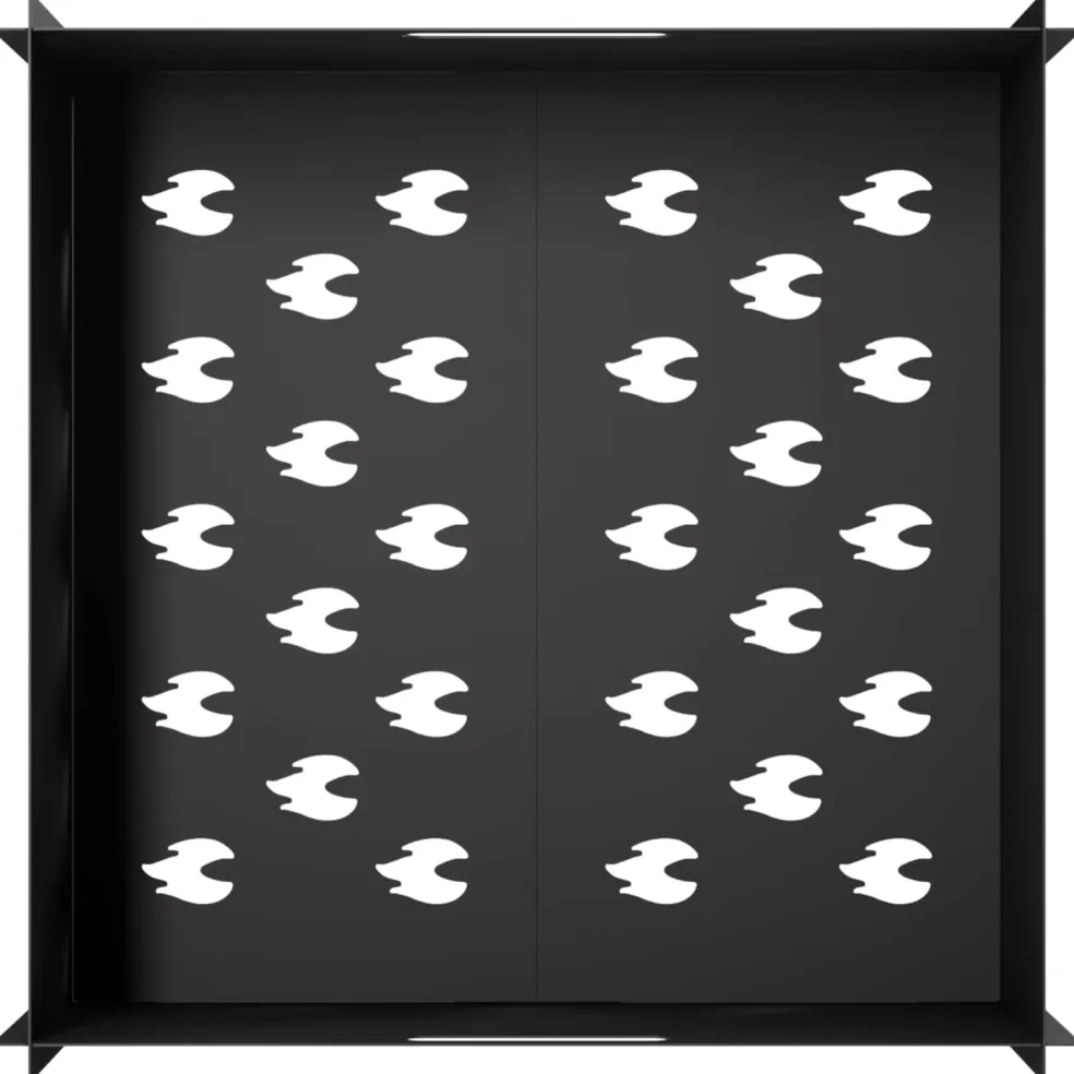 vidaXL Vuurkorf Zwart 60 x 60 x 30 cm Staal