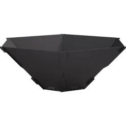 vidaXL Vuurkorf Zwart 58,5 x 51,5 x 19,5 cm Staal