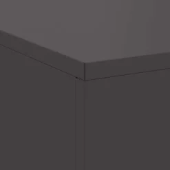 vidaXL Vuurkorf Zwart 100 x 100 x 30 cm weervast staal