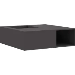 vidaXL Vuurkorf Zwart 100 x 100 x 30 cm weervast staal