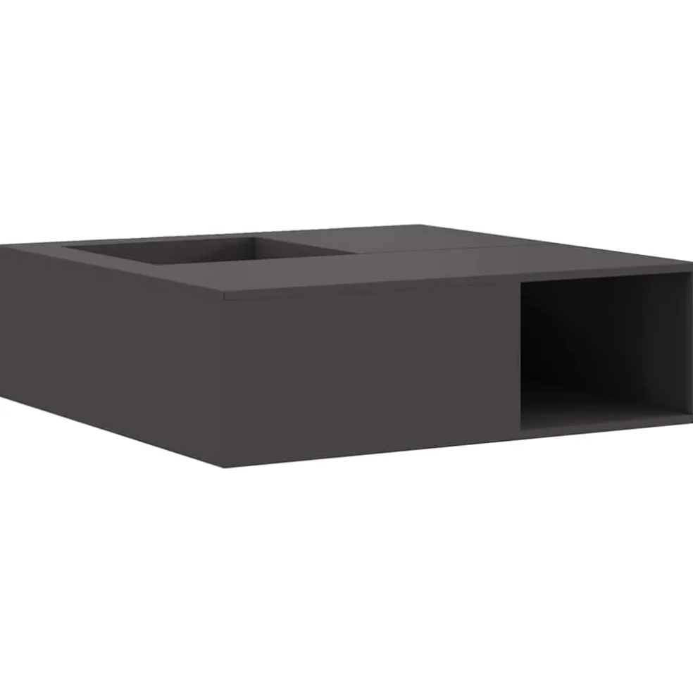 vidaXL Vuurkorf Zwart 100 x 100 x 30 cm weervast staal