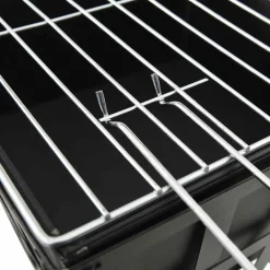 vidaXL Vuurplaats en barbecue 2-in-1 34x34x48 cm staal