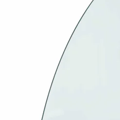 vidaXL Vuurplaats Glazen Plaat Doorzichtig 800 x 500 mm Glas