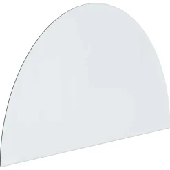 vidaXL Vuurplaats Glazen Plaat Doorzichtig 800 x 500 mm Glas