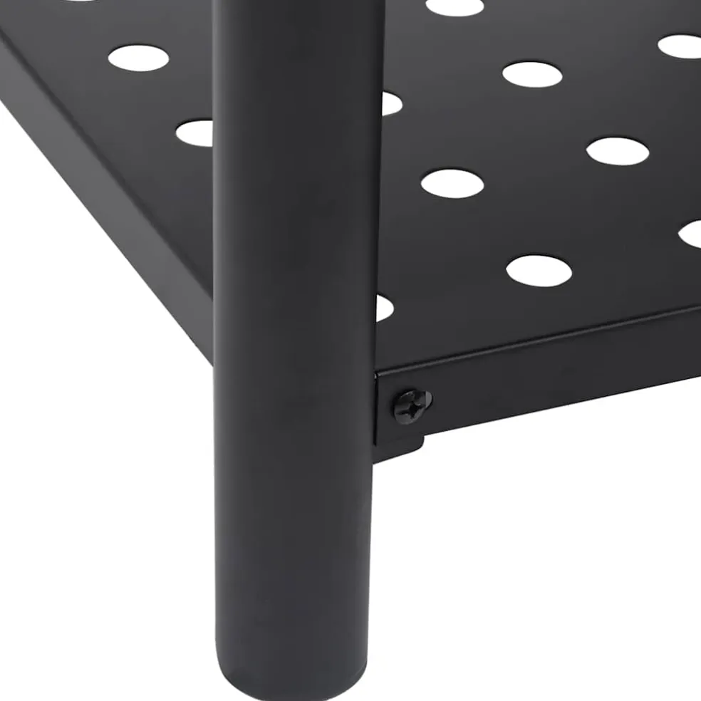 vidaXL Vuurplaats met pook 54x54x55 cm staal
