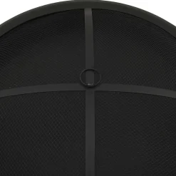 vidaXL Vuurplaats met pook XXL 75 cm staal