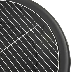 vidaXL Vuurschaal en barbecue 2-in-1 met pook 56x56x49 cm staal