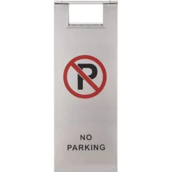 vidaXL Waarschuwingsbord niet parkeren inklapbaar roestvrij staal