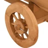 vidaXL Wagen decoratief 70x43x54 cm massief vurenhout