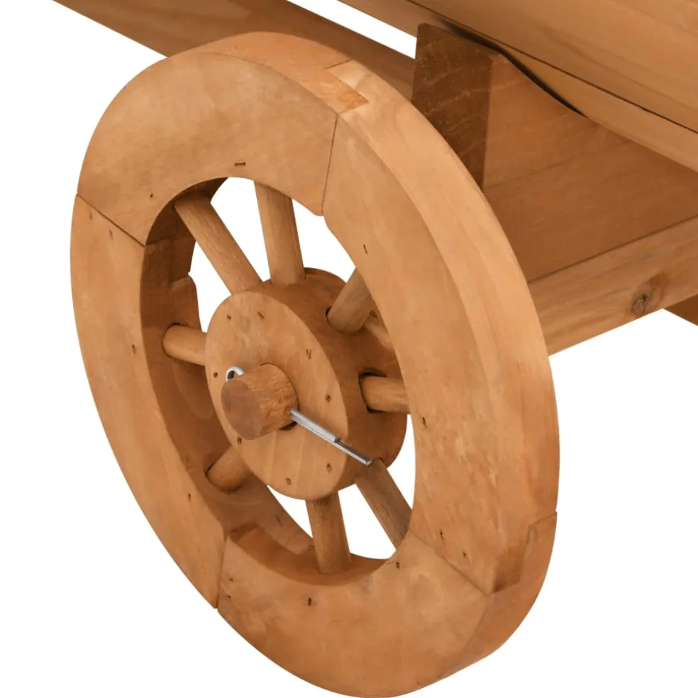 vidaXL Wagen decoratief 70x43x54 cm massief vurenhout