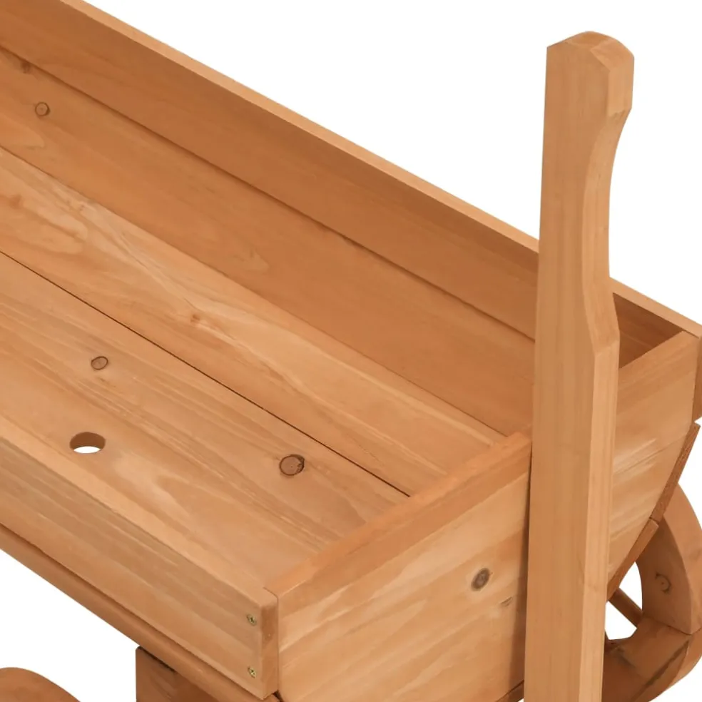 vidaXL Wagen decoratief 70x43x54 cm massief vurenhout