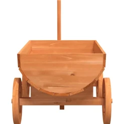 vidaXL Wagen decoratief 70x43x54 cm massief vurenhout