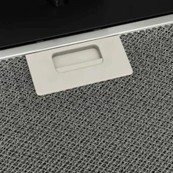 vidaXL Wandafzuigkap 60 cm staal en gehard glas zwart
