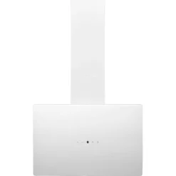 vidaXL Wandafzuigkap 60 cm staal en gehard glas wit
