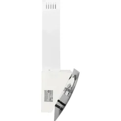 vidaXL Wandafzuigkap 60 cm staal en gehard glas wit