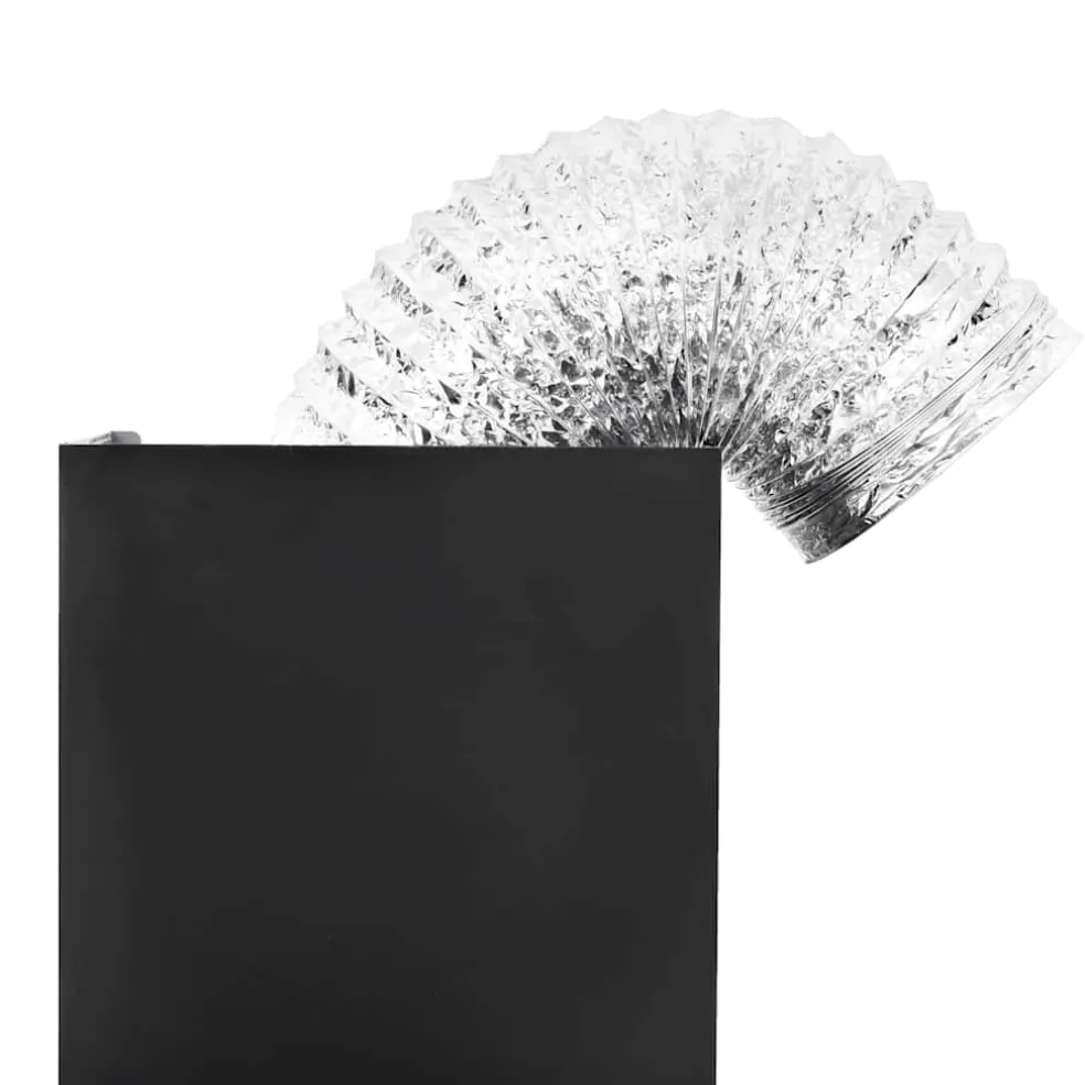 vidaXL Wandafzuigkap 756 m³/u 60 cm roestvrij staal zwart