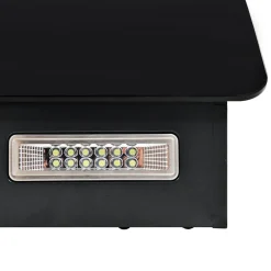 vidaXL Wandafzuigkap 756 m³/u 60 cm roestvrij staal zwart