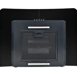 vidaXL Wandafzuigkap 756 m³/u 60 cm roestvrij staal zwart
