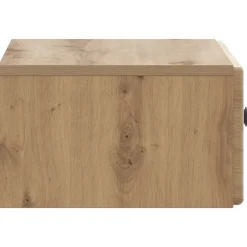 vidaXL Wandbeugel Bedkast Artisanaal eiken 49 x 34,5 x 20 cm