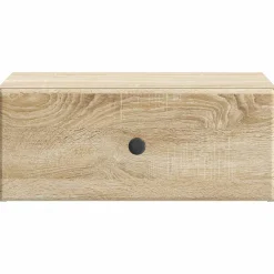 vidaXL Wandbeugel Bedkast Sonoma Eiken 49 x 34,5 x 20 cm Bewerkt hout