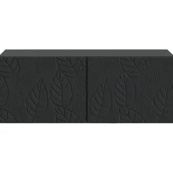 vidaXL Wandbeugel TV-kast 59,5 x 41 x 30 cm Zwart Bewerkt hout