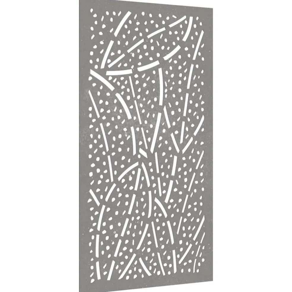 vidaXL Wanddecoratie tuin bladontwerp 105x55 cm cortenstaal