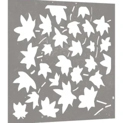 vidaXL Wanddecoratie tuin esdoornbladontwerp 55x55 cm cortenstaal