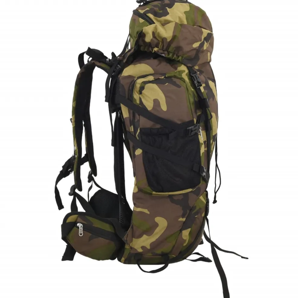 vidaXL Wandelrugzak 60 L camouflage oxford stof groen