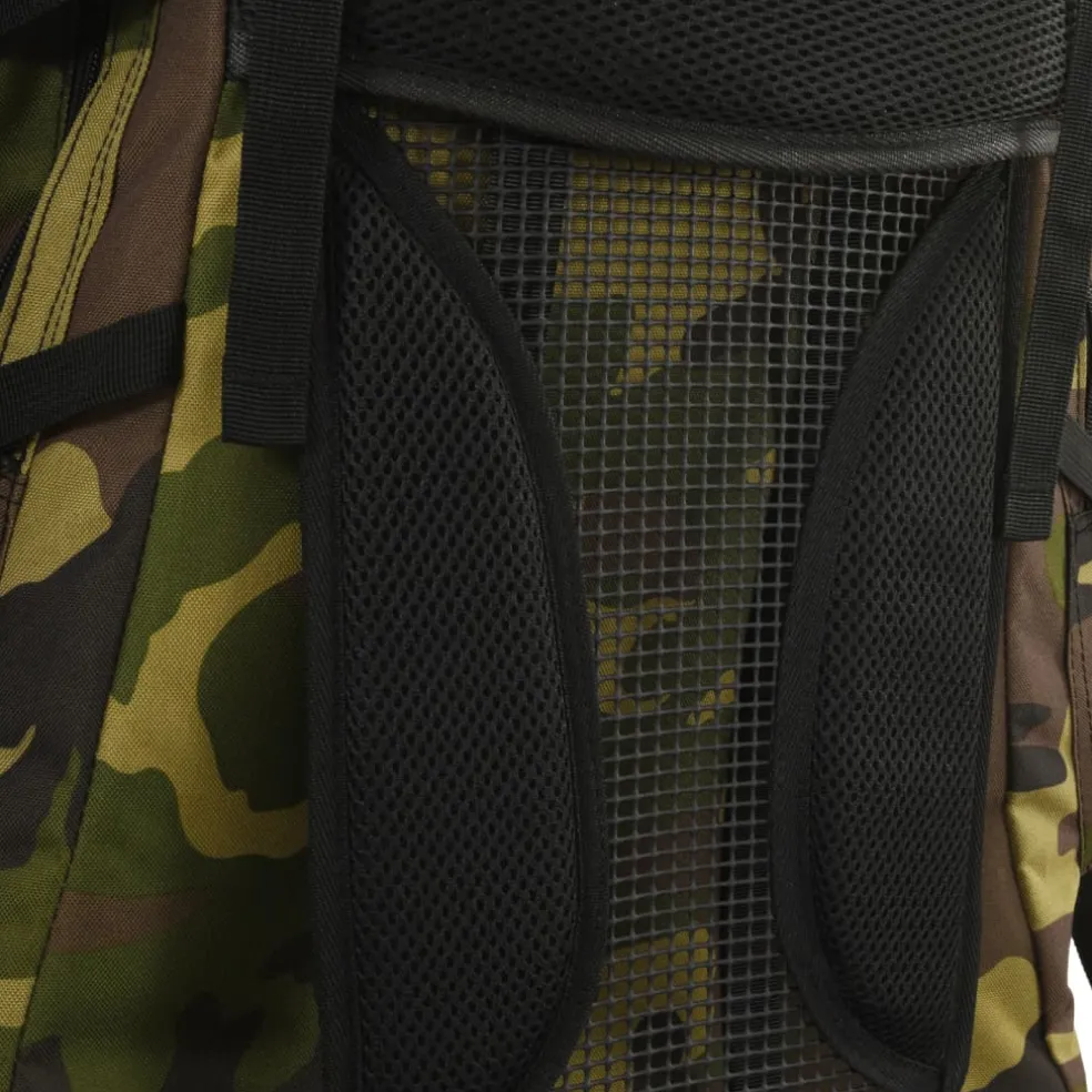 vidaXL Wandelrugzak 60 L camouflage oxford stof groen