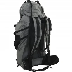 vidaXL Wandelrugzak 60 L oxford stof grijs