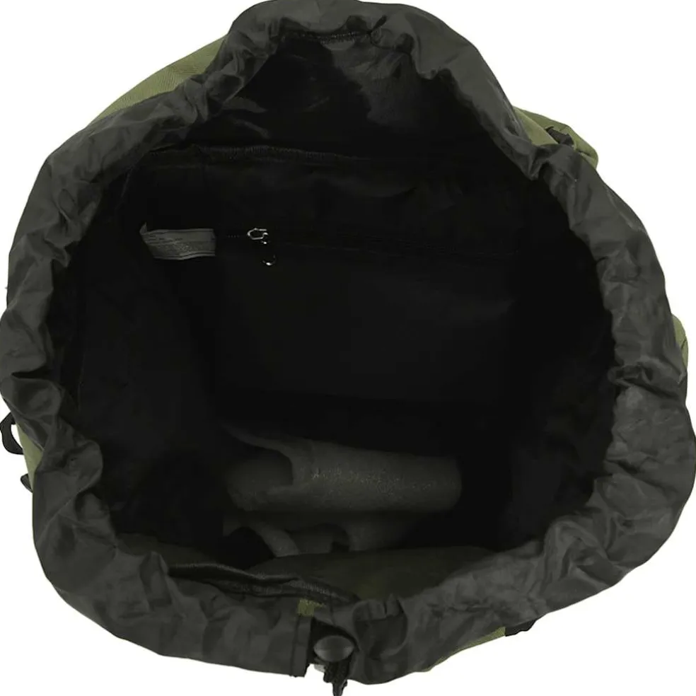 vidaXL Wandelrugzak 60 L oxford stof legergroen