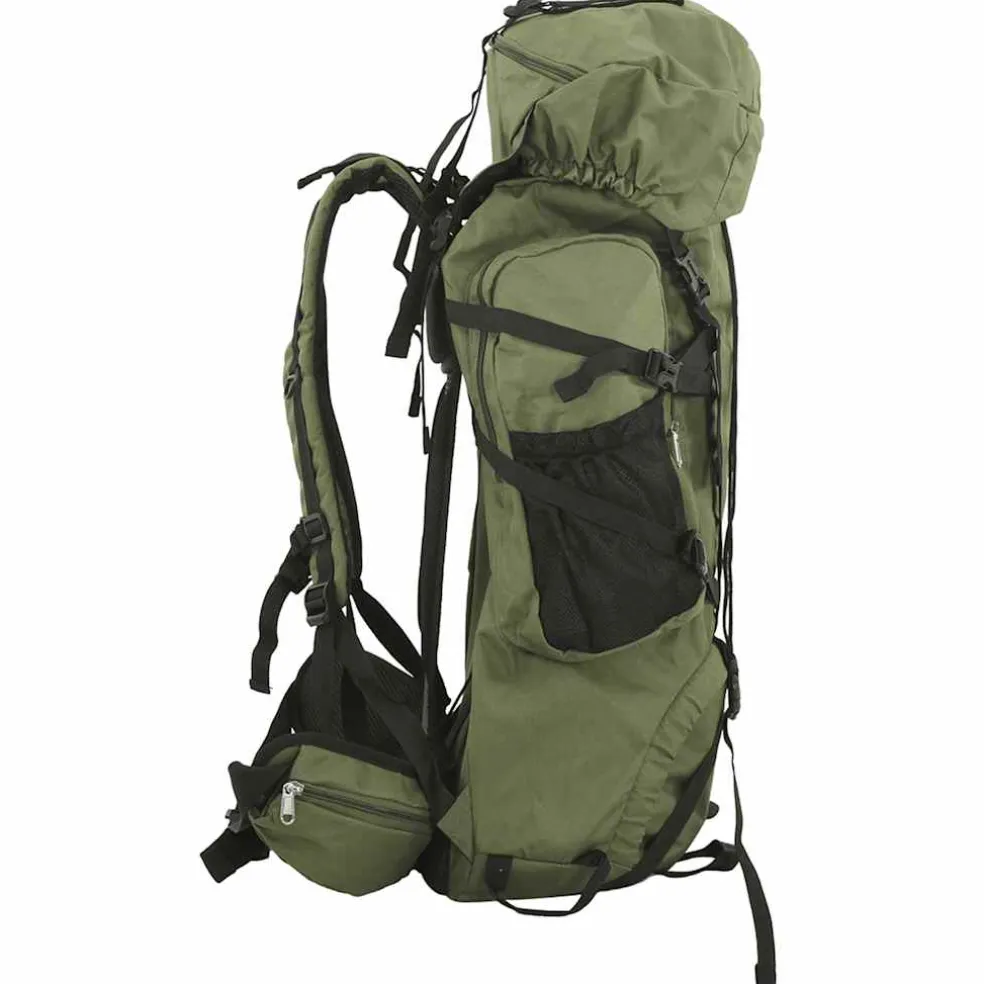 vidaXL Wandelrugzak 60 L oxford stof legergroen