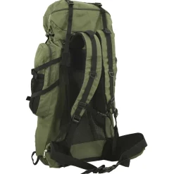 vidaXL Wandelrugzak 60 L oxford stof legergroen