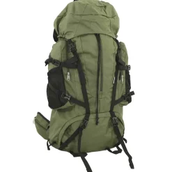 vidaXL Wandelrugzak 60 L oxford stof legergroen