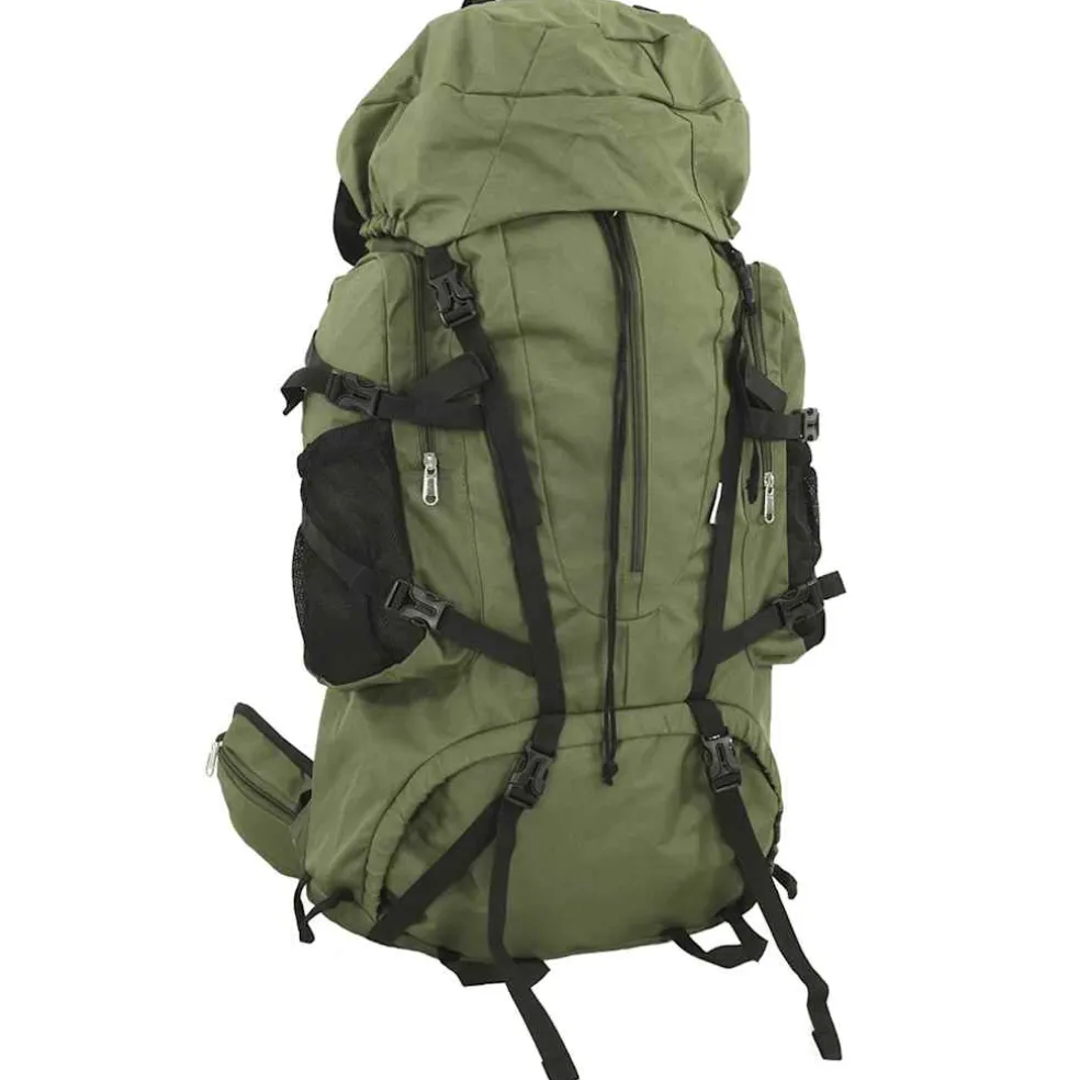 vidaXL Wandelrugzak 60 L oxford stof legergroen