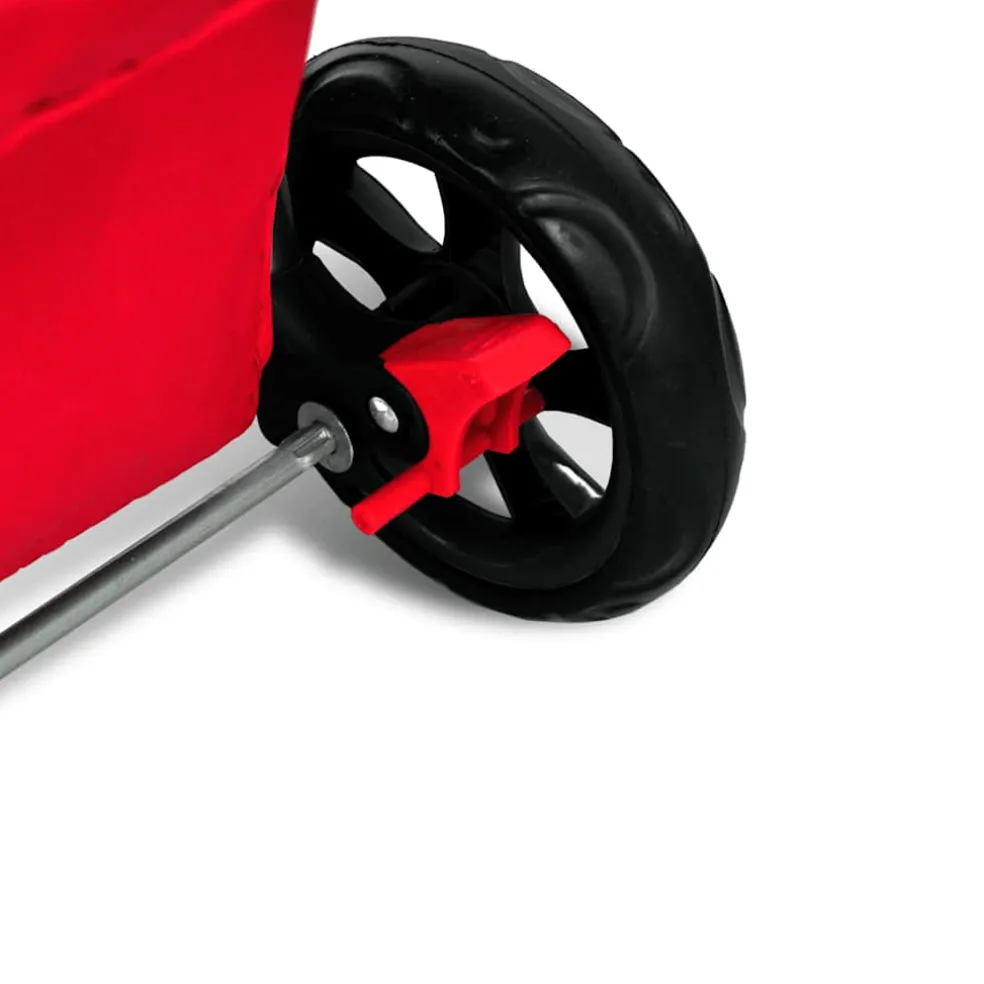 vidaXL Wandelwagen voor hond rood