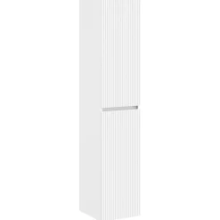 vidaXL Wand Gemonteerde Badkamerkast Wit 33 x 34,5 x 160 cm