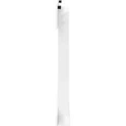 vidaXL Wandgemonteerde hengelhouder Bewerkt hout 93 x 12 x 103 cm Wit