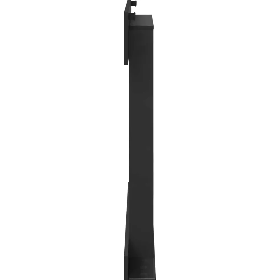vidaXL Wandgemonteerde hengelhouder Bewerkt hout 93 x 12 x 103 cm
