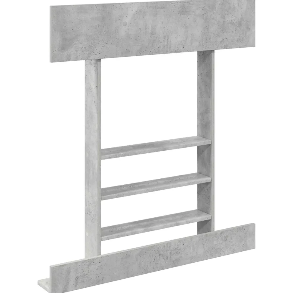 vidaXL Wandgemonteerde hengelhouder Bewerkt hout 93 x 12 x 103 cm