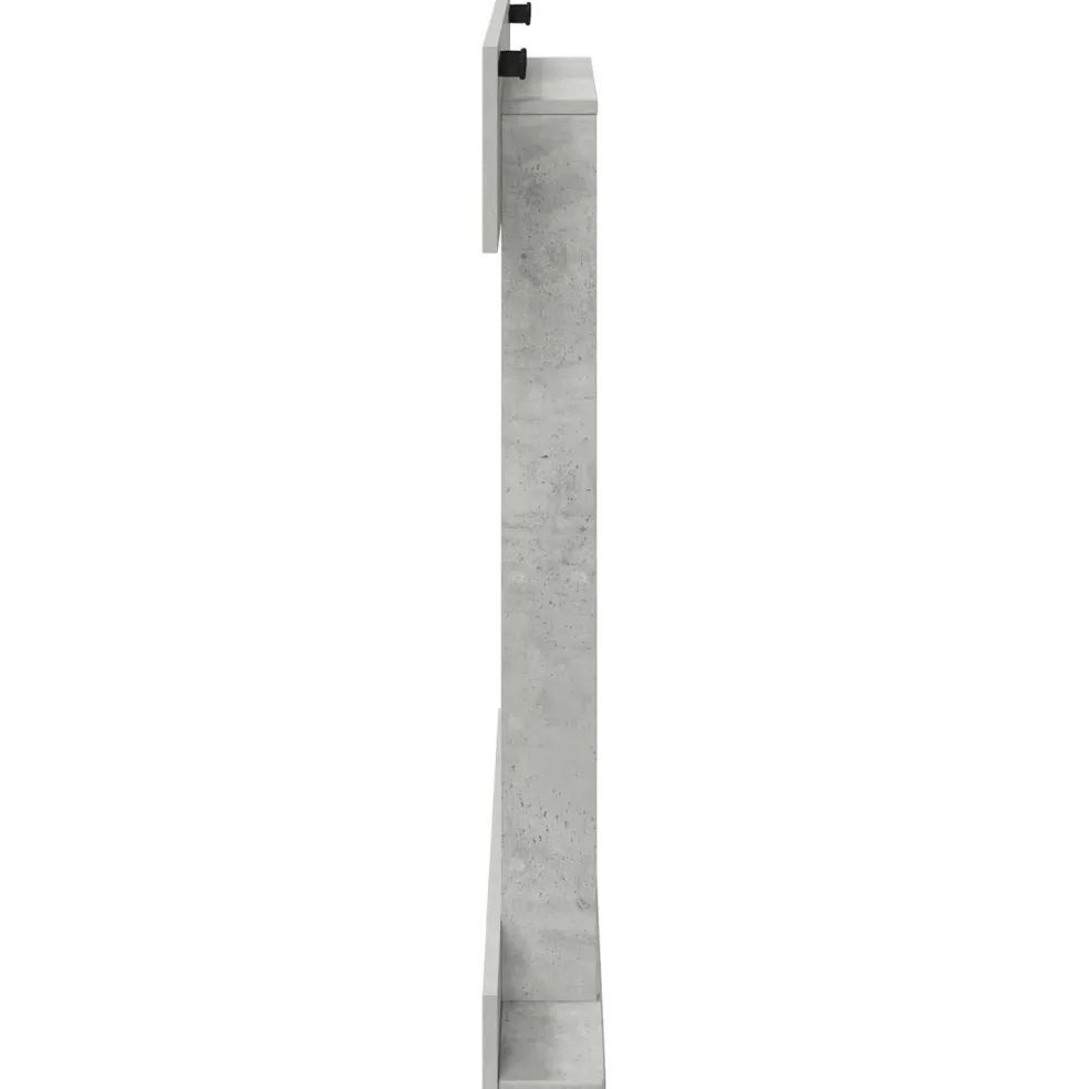 vidaXL Wandgemonteerde hengelhouder Bewerkt hout 93 x 12 x 103 cm